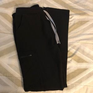 Figs Yola BLACK scrub pants